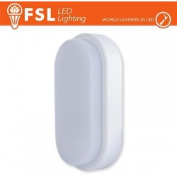 Plafoniera LED OVALE BIANCA 15W 3000K 55*100*200 IP54 