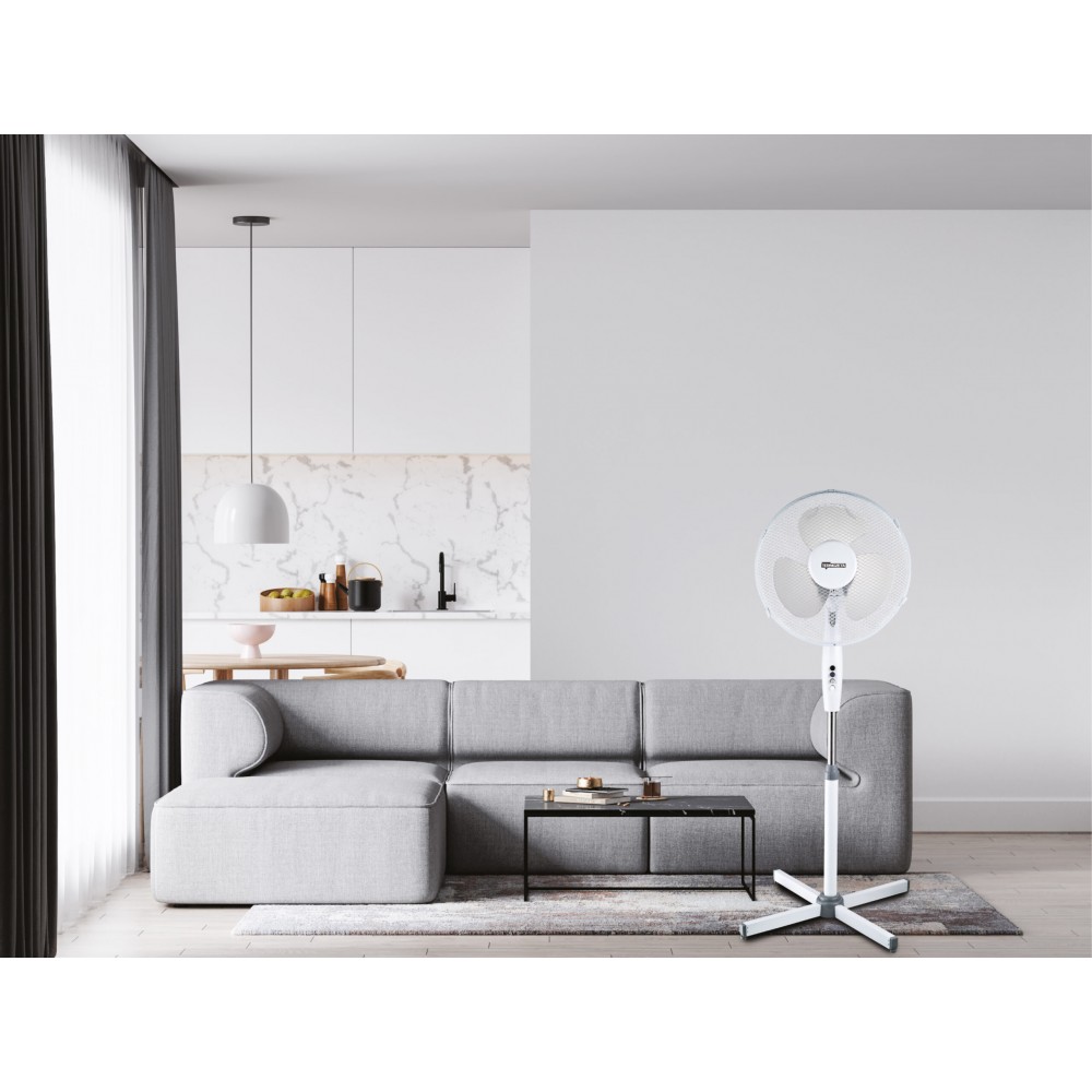 Ventilatore a piantana WINDZETA BIANCO Termozeta TZWZ01N