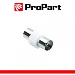 Adattatore antenna TV 75 Ω Spina - Spina 9.5mm 100pz