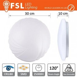 Plafoniera Motivo 18W - 3000K 1200LM 120º 300X100mm CRI80