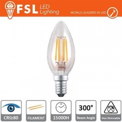 Lampada Filamento Oliva - 2W 2700K E14 180LM