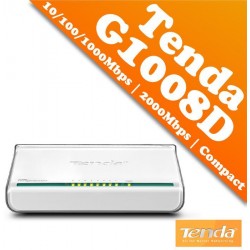 Tenda G1008D 8-Port Desktop Gigabit 8-Port 10/100/1000 Mbps