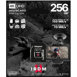 microSD 256GB CARD UHS I U3 + adapter - retail bliste