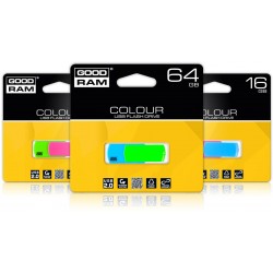 Pendrive GOODRAM COLOUR MIX 64GB	USB 2.0 - blister
