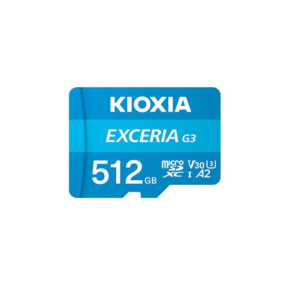 microSD 512GB Exceria (gen 3) UHS I U3 V30 with adapter KIOXIA RETAIL